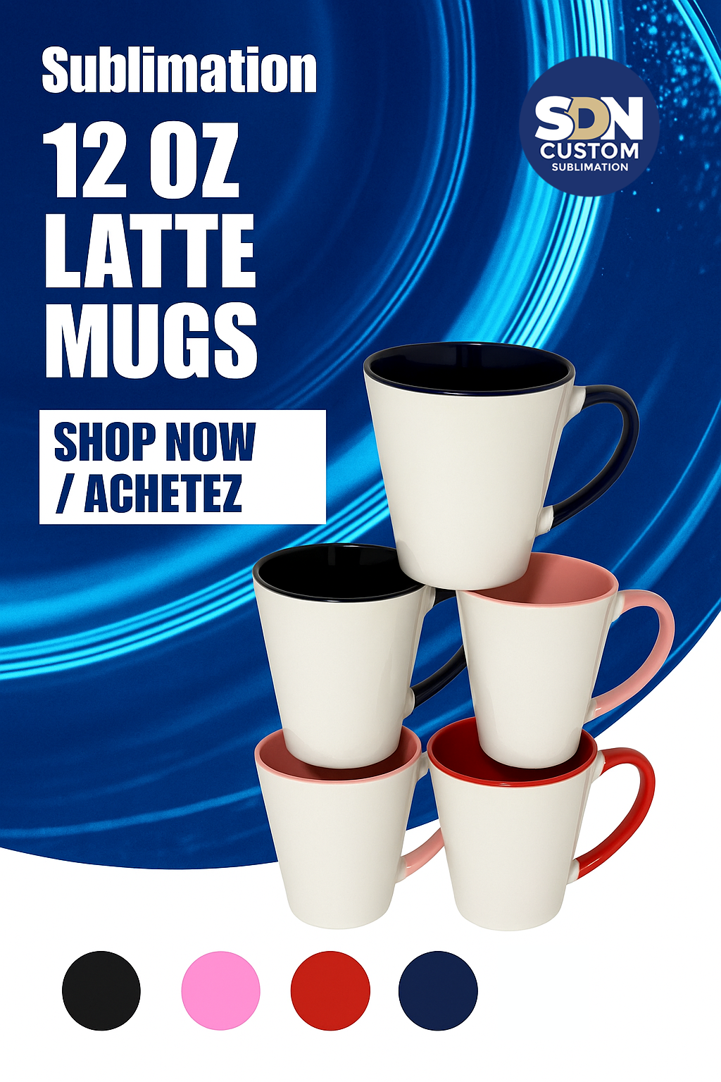Latte Mugs-Tasses Latte