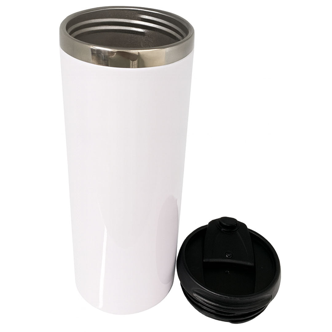 14oz Sublimation Stainless Steel Mug with Screwable Lid