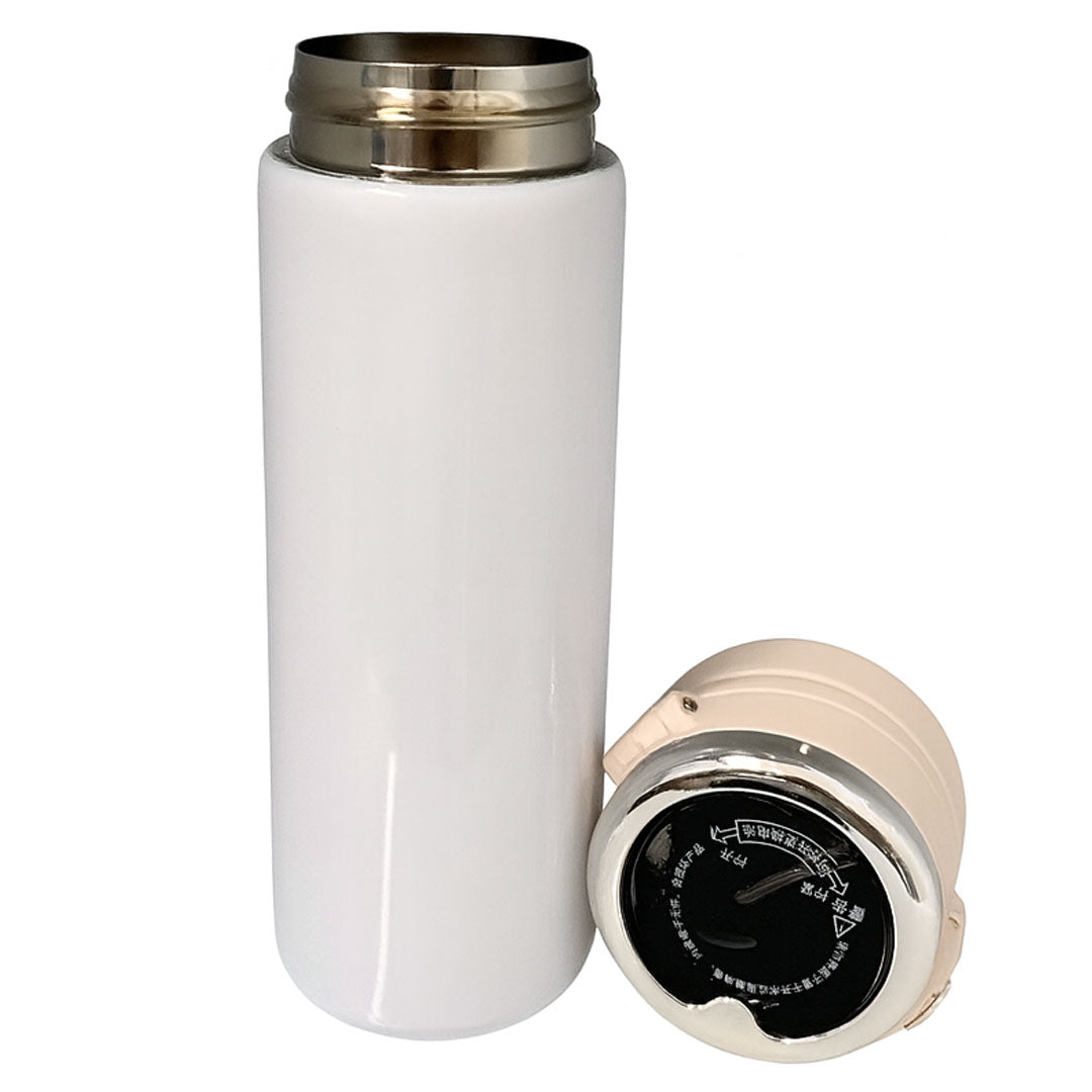 400ml White Smart Vacuum Cup for Sublimation – Rubber Finish