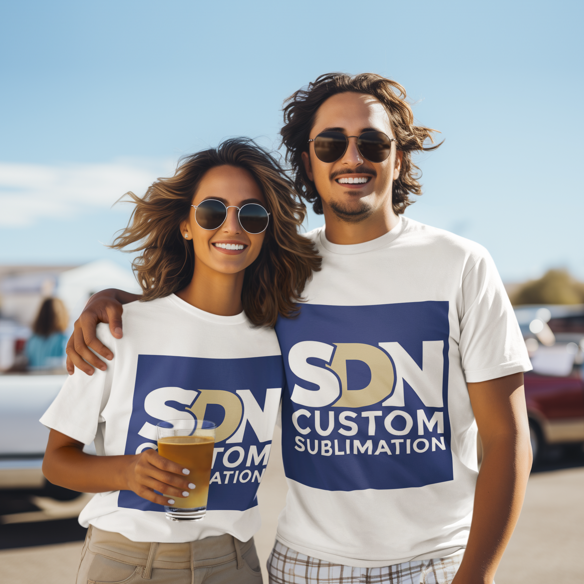 5 Pack-($4.00 Cost . unit)Adult Sublimation T-Shirts White Super Soft (95% Polyester-5% Spandex)  -