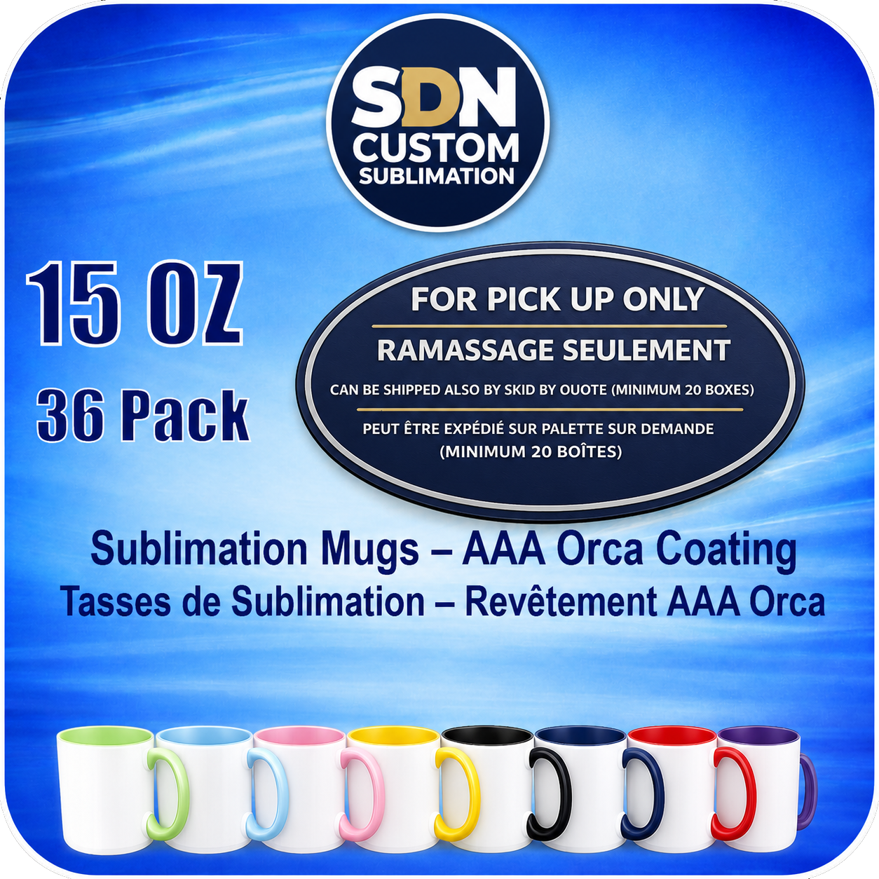 Mug Only SDN Sublimation blanks supplier- produits de Sublimation