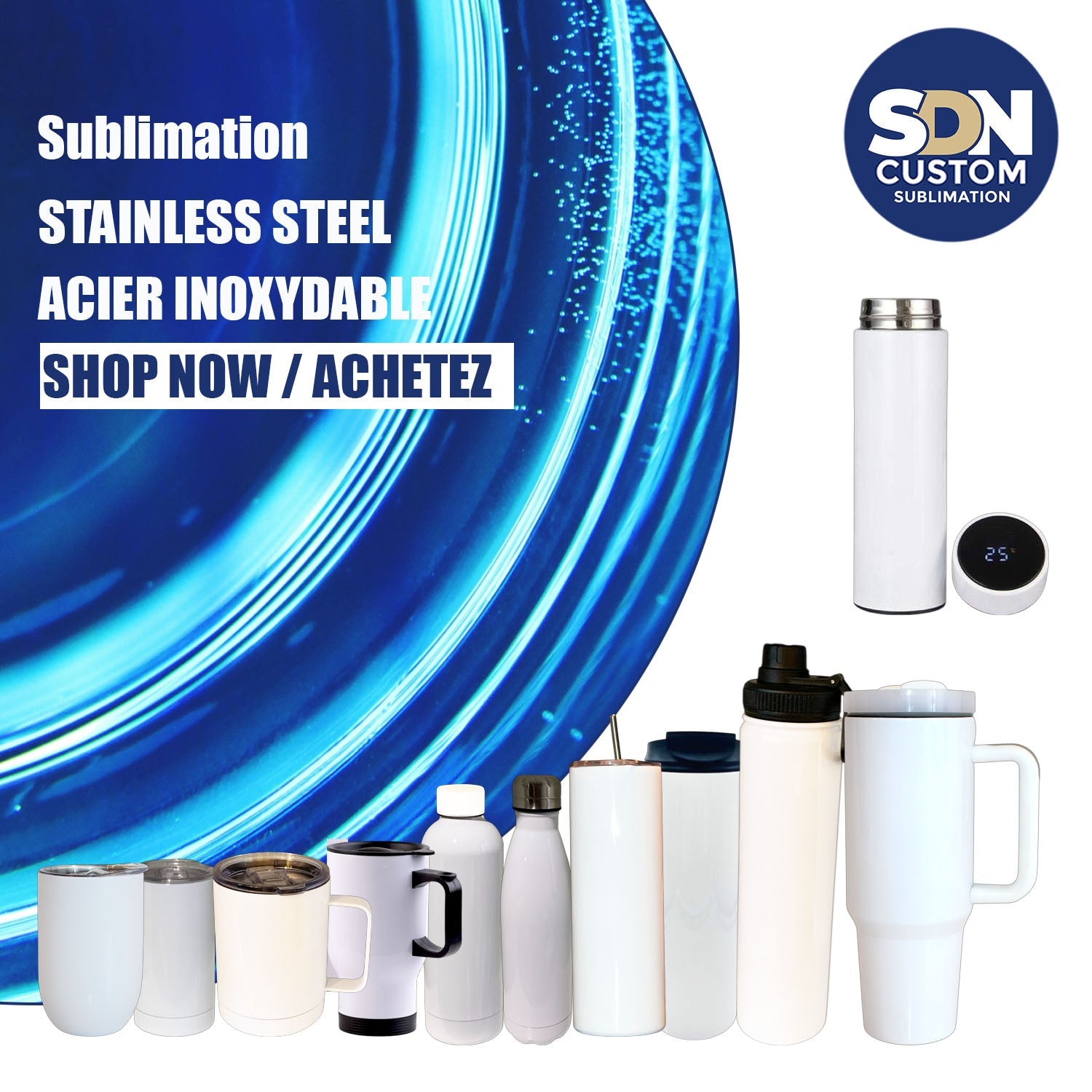 SUBLIMATION BOTTLES AND TUMBLERS