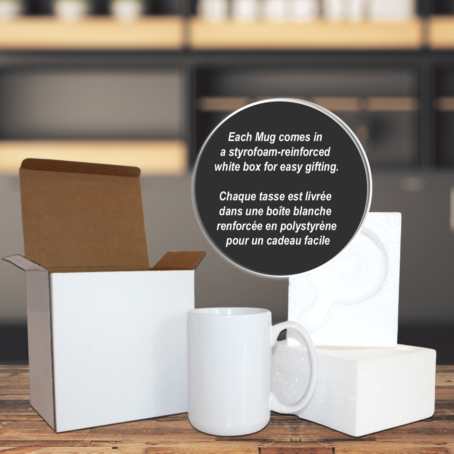 Civago Tasse à café en acier inoxydable avec poignée, 12 oz double