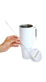 40 oz Tumbler with Unscrewable Handle: