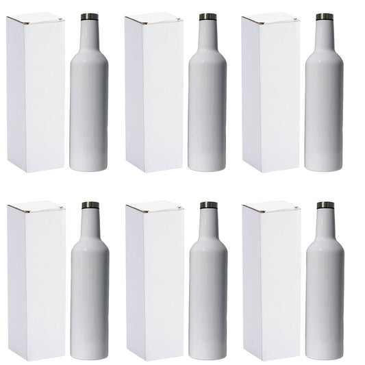 Sublimation 750ml stainless steel wine bottle(6)
