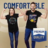 Adult  T-Shirts Black Super Soft (95% Polyester-5% Spandex)  - 5 Pack