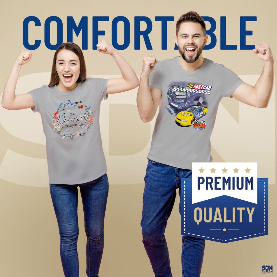  SDN CUSTOM Unisex Grey Kids Polyester Tshirts for Sublimation,  Lightweight Blank Shirts are Infusible Ink Compatible Produce Vibrant  Printing Results (5 Pack): Clothing, Shoes & Jewelry