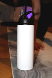 750ml White Sublimation Aluminum Bottle - Box of 30
