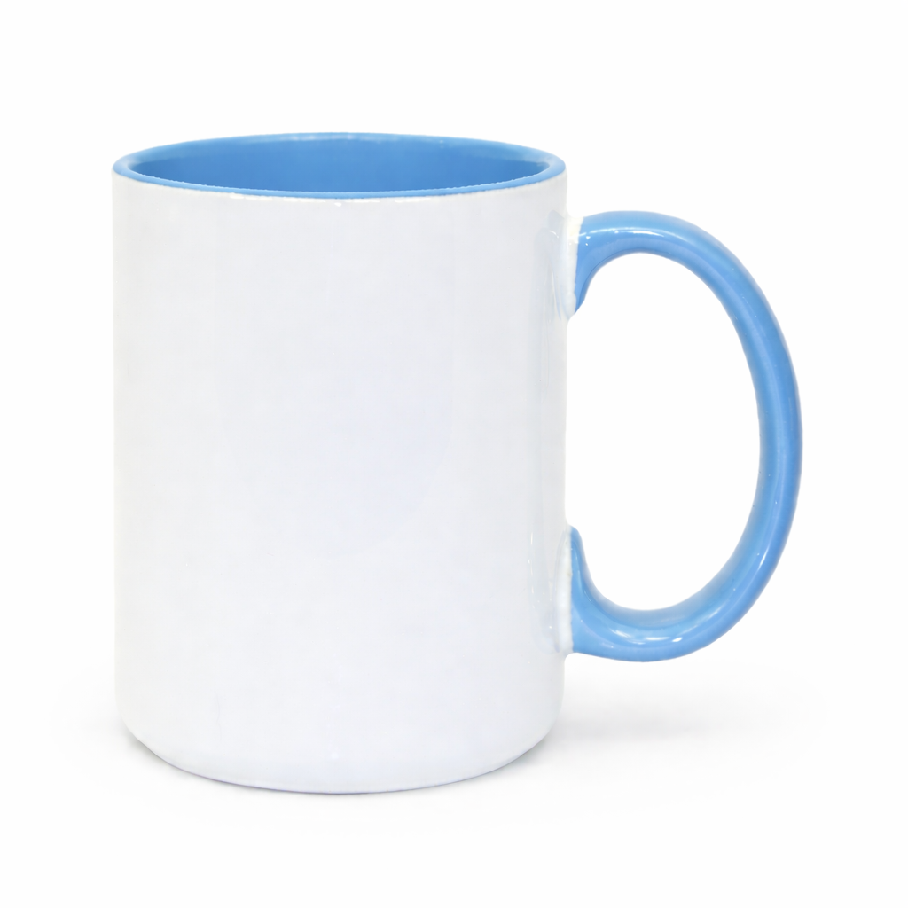 Mug Only 36/Mugs/Blue/15oz($1.80 . Cost . unit)White 15 oz Sublimation Mugs wit