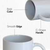 SDN SUBLIMATION 11 oz mugs white