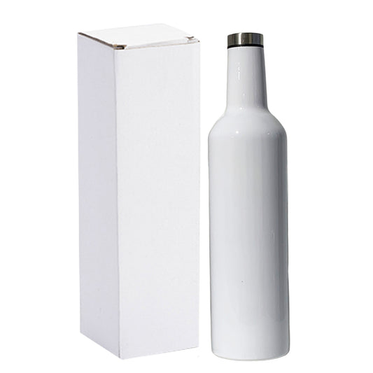 Sublimation 750ml stainless steel wine bottle
