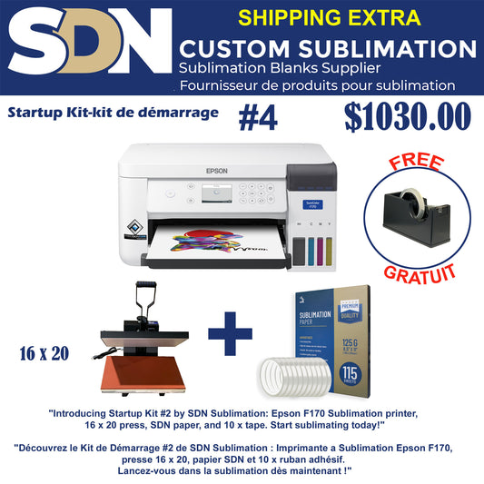 Kit de démarrage par sublimation SDN #4