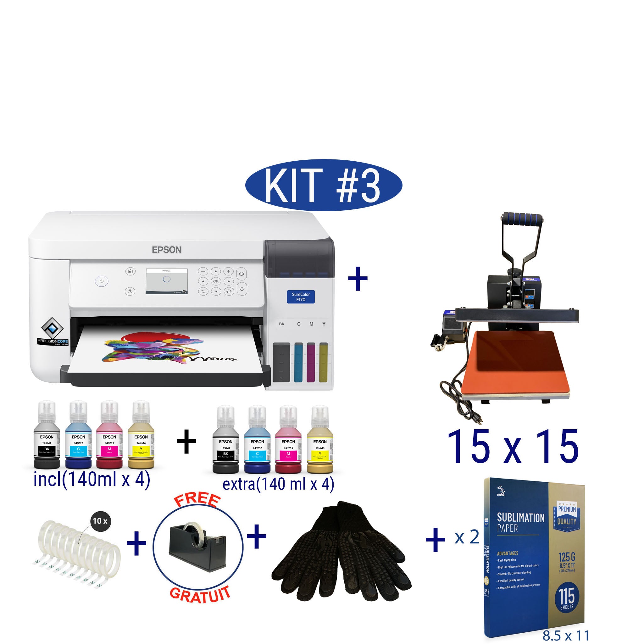 Kit de démarrage de sublimation SDN #3