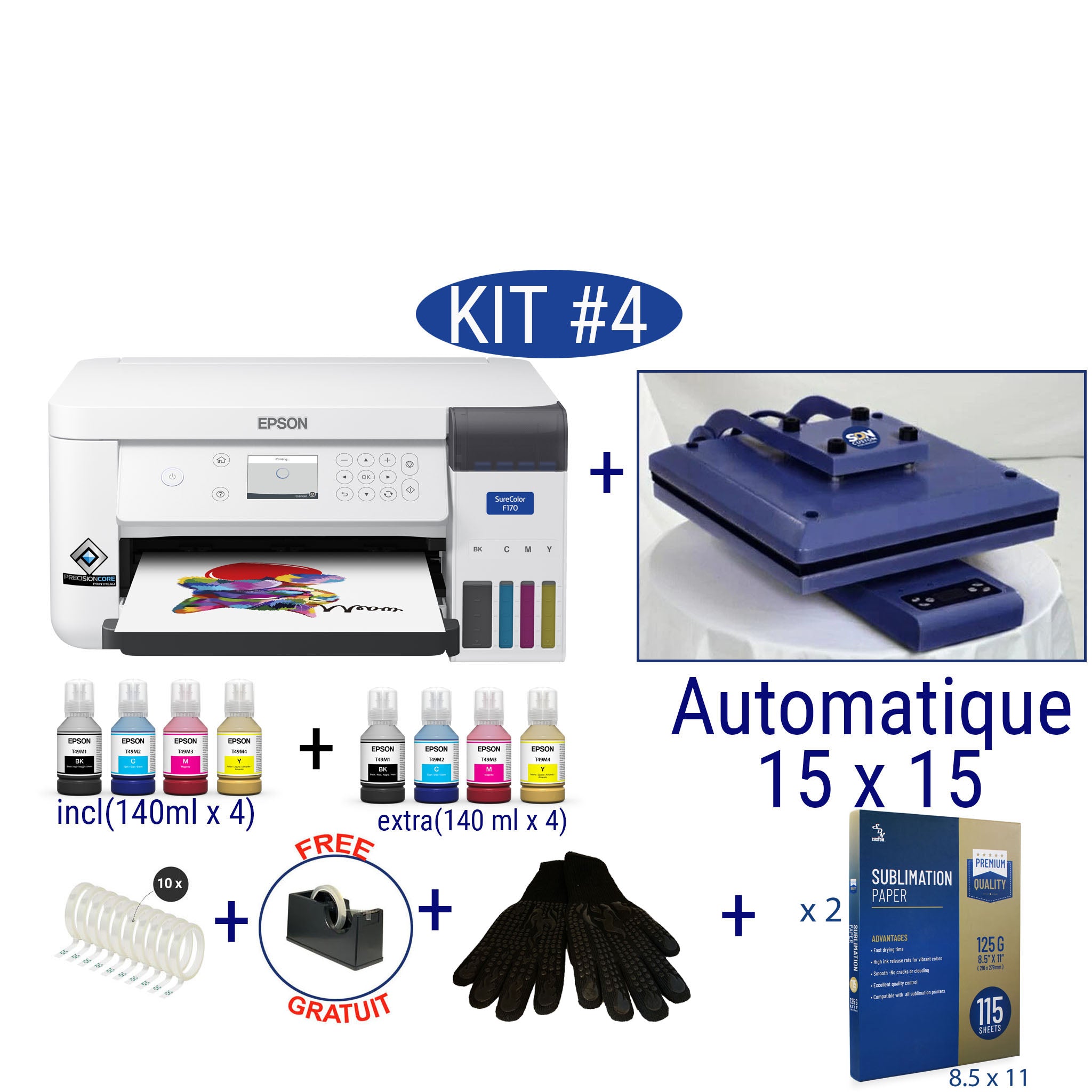 Kit de démarrage de sublimation SDN #4