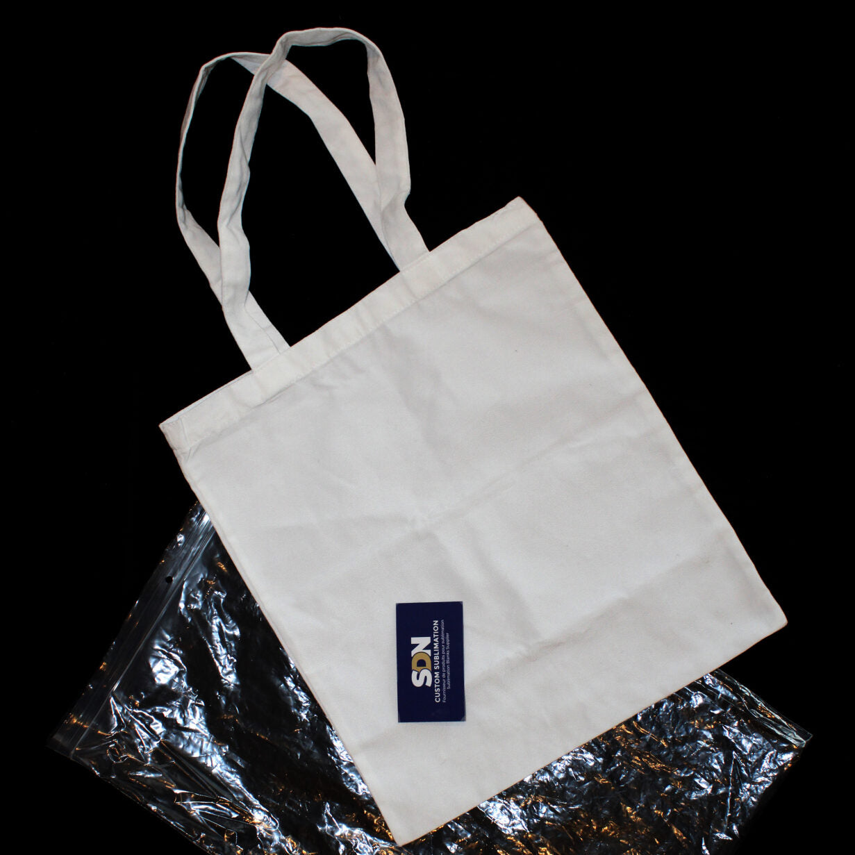 Paquet de 12 sacs fourre-tout à sublimation 100 % polyester - 13" x 15" -